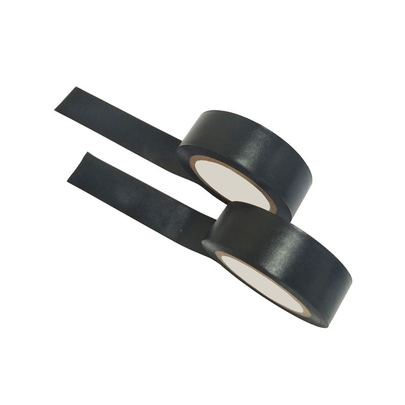 Siyah Renkli İzolasyon PVC Bant Dayanıklı Kimyasal Dirençli 38mm 50mm Genişlik