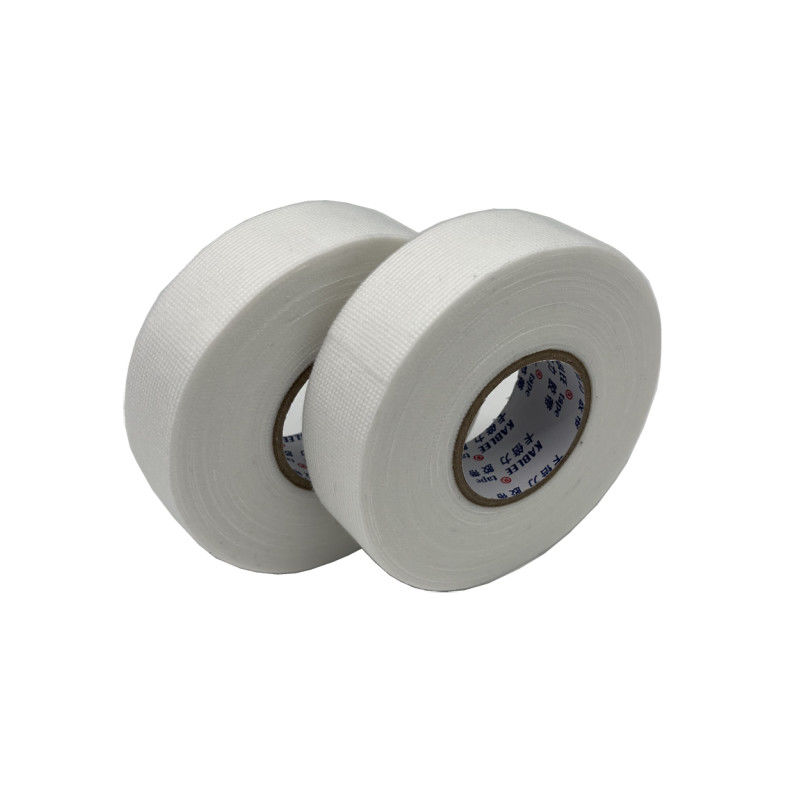Gürültü Dökme Otomotiv Yün Teyp Beyaz Renk 19/25/38mm Genişliği 0.31mm Kalınlığı