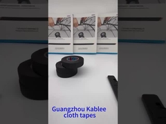 Gürültü azaltma Otomotiv kumaş bantı T03 Siyah 19mm Genişliği 25M Uzunluğu